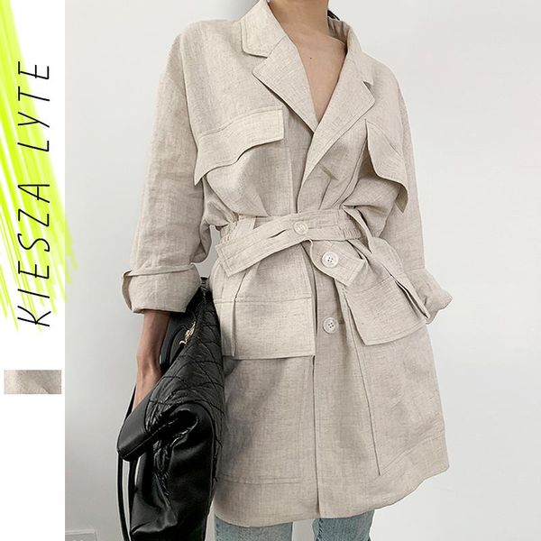women's suits & blazers loose fit linen button split joint big size jacket lapel long sleeve women coat fashion tide spring 2021, White;black
women's suits & blazers loose fit linen button split joint big size jacket lapel long sleeve women coat fashion tide spring 2021, White;black