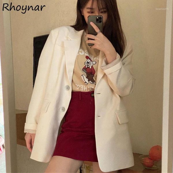 women's suits & blazers spring womens leisure british style loose all-match solid simple tender chic ladies single breasted cozy fit fa, White;black
women's suits & blazers spring womens leisure british style loose all-match solid simple tender chic ladies single breasted cozy fit fa, White;black