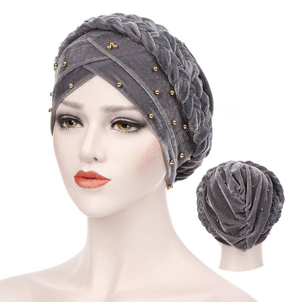 fashion muslim hijabs woman turban hat braid knot lady head scarf inner hijab for women hair loss, Blue;gray
fashion muslim hijabs woman turban hat braid knot lady head scarf inner hijab for women hair loss, Blue;gray