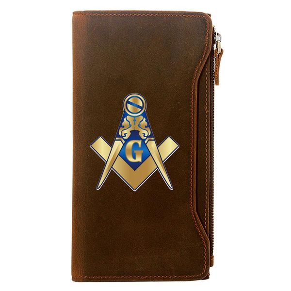 wallets classic masonic holder package genuine leather zipper wallet men long clutch purse gift, Red;black
wallets classic masonic holder package genuine leather zipper wallet men long clutch purse gift, Red;black