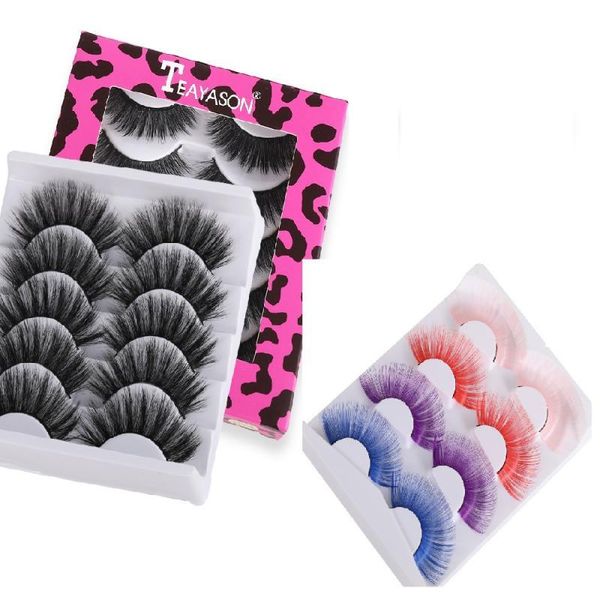 fashion colorful false eyelashes soft thick natural long fake imitation mink portable lashes cat eye maquillaje tslm2
fashion colorful false eyelashes soft thick natural long fake imitation mink portable lashes cat eye maquillaje tslm2