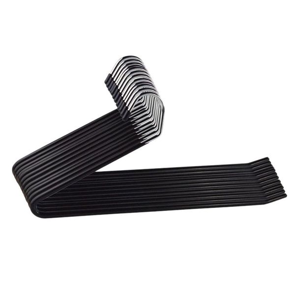 metal slacks/trousers hangers open ended pants easy slide organizers, chrome and black friction, non-slip arms, set of 10 & racks
metal slacks/trousers hangers open ended pants easy slide organizers, chrome and black friction, non-slip arms, set of 10 & racks