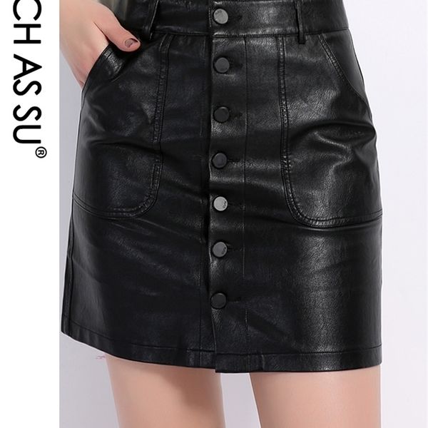 high waist leather skirt fashion fall winter pu pockets button mini a line s s-xxxl plus size black female 210621
high waist leather skirt fashion fall winter pu pockets button mini a line s s-xxxl plus size black female 210621