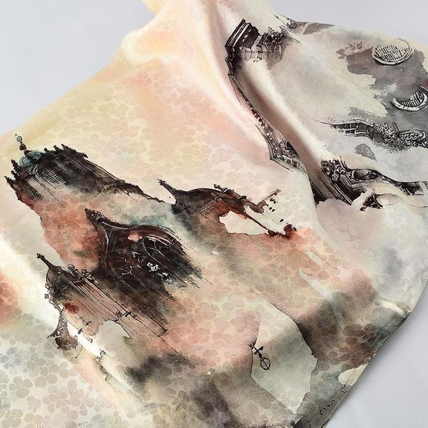 scarves 100% real silk scarf women hangzhou echarpe shawls,wraps ladies foulard femme hollow out jacquard pure long, Blue;gray
scarves 100% real silk scarf women hangzhou echarpe shawls,wraps ladies foulard femme hollow out jacquard pure long, Blue;gray
