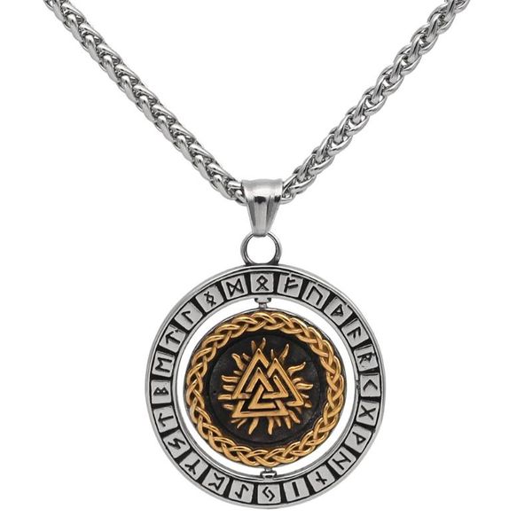 chains men viking vegvisir necklace stainless steel nordic valknut roating jewelry, Silver
chains men viking vegvisir necklace stainless steel nordic valknut roating jewelry, Silver