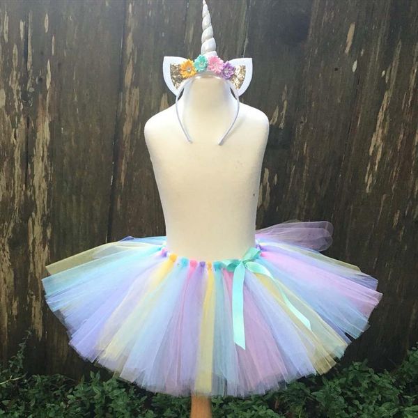 girls pastel unicorn tutu women skirt kids ballet tulle pettiskirts tutus with ribbon bow and hairbow children party costume, Blue
girls pastel unicorn tutu women skirt kids ballet tulle pettiskirts tutus with ribbon bow and hairbow children party costume, Blue
