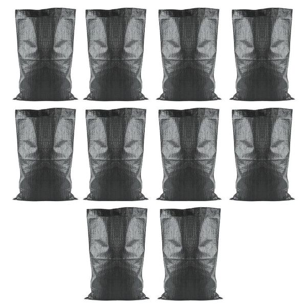 storage bags 10pcs uv protection black woven anti ageing pp packing portable foldable pouch garbage bag for flooding sandbags
storage bags 10pcs uv protection black woven anti ageing pp packing portable foldable pouch garbage bag for flooding sandbags