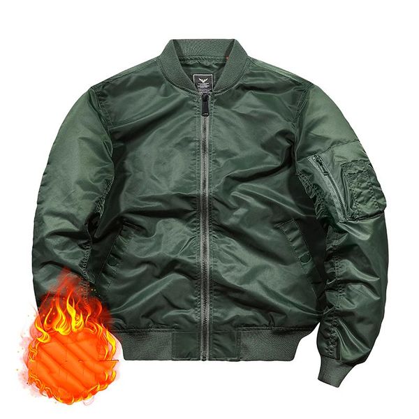 men's jackets 2021 winter fleece baseball bomber jacket coat men fashion outwear army military tactics, Black;brown
men's jackets 2021 winter fleece baseball bomber jacket coat men fashion outwear army military tactics, Black;brown