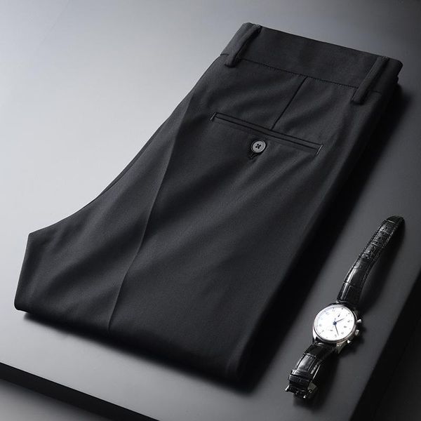 men's pants autumn business casual trousers fashion professional work daily texture straight men, Black
men's pants autumn business casual trousers fashion professional work daily texture straight men, Black