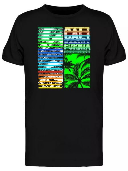 california long beach slogan men's tee -image by shutterstock, White;black
california long beach slogan men's tee -image by shutterstock, White;black