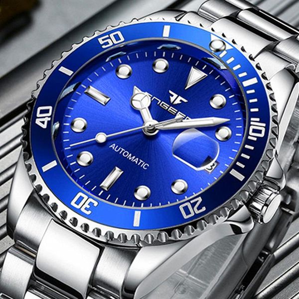 wristwatches montre homme auto date watch men luxury fngeen mechanical mens reloj waterproof automatic male clock luminou relogio, Slivery;brown
wristwatches montre homme auto date watch men luxury fngeen mechanical mens reloj waterproof automatic male clock luminou relogio, Slivery;brown