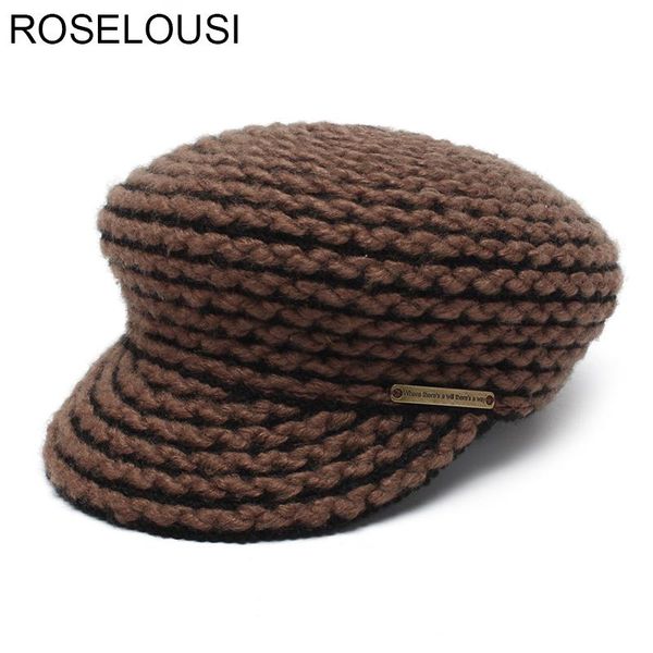 berets roseluosi military hat for women 2021 autumn winter woolen caps ladies casual hats female casquette, Blue;gray
berets roseluosi military hat for women 2021 autumn winter woolen caps ladies casual hats female casquette, Blue;gray