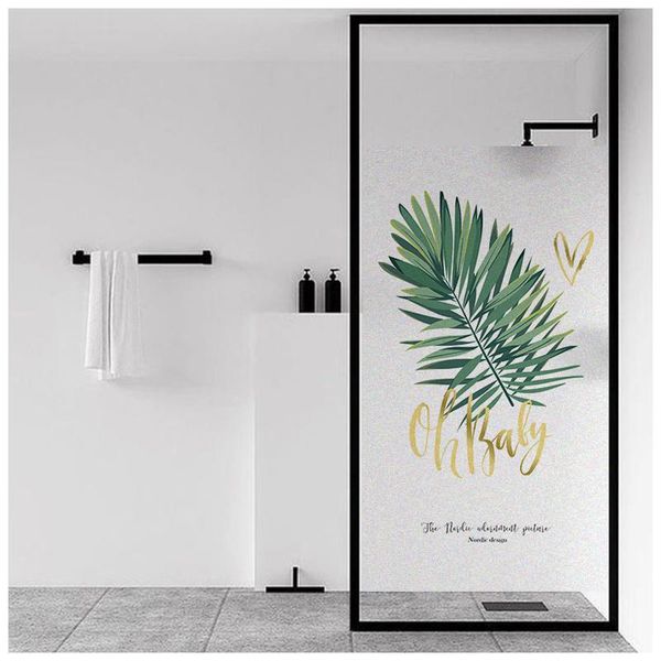 window stickers green plant decorative glue-electrostatic glass film sticker grille bathroom opaque privacy
window stickers green plant decorative glue-electrostatic glass film sticker grille bathroom opaque privacy