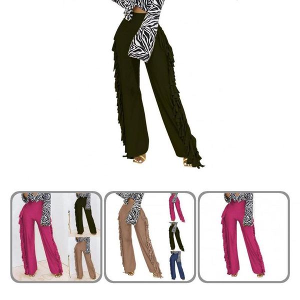 women's pants & capris full length skin-friendly individual wide-leg for daily wear, Black;white
women's pants & capris full length skin-friendly individual wide-leg for daily wear, Black;white