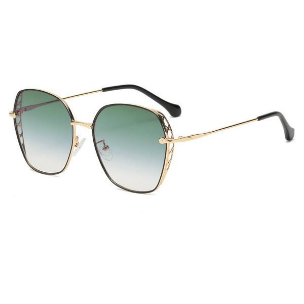 sunglasses fashion big round women vintage classic designer female metal polygon glasses blue pink uv400, White;black
sunglasses fashion big round women vintage classic designer female metal polygon glasses blue pink uv400, White;black