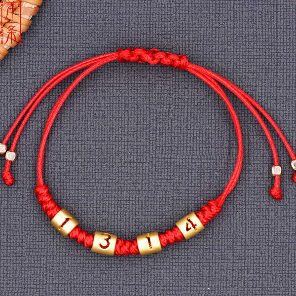 2021 couple red rope bracelet 520 i love you 1314 lifetime valentine's day creative bracelet, Golden;silver
2021 couple red rope bracelet 520 i love you 1314 lifetime valentine's day creative bracelet, Golden;silver