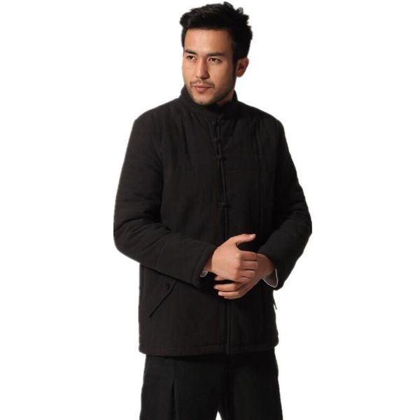 men's jackets black winter men cotton-padded thicken jacket chinese traditional cotton linen coat overcoat outwear size m xl xxl xxxl, Black;brown
men's jackets black winter men cotton-padded thicken jacket chinese traditional cotton linen coat overcoat outwear size m xl xxl xxxl, Black;brown