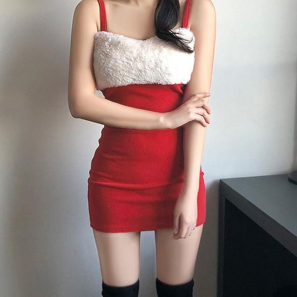 women's sleeveless solid colors plush casual spaghetti strap bodycon christmas party club mini dress costume vestidos#g3 dresses, Black;gray
women's sleeveless solid colors plush casual spaghetti strap bodycon christmas party club mini dress costume vestidos#g3 dresses, Black;gray