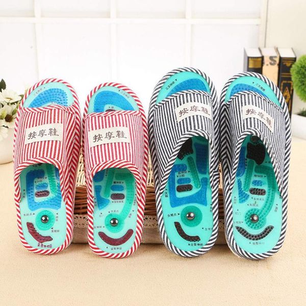slippers 1 pair ssential health care taichi acupuncture massage men's foot with magnet home shoes, Black
slippers 1 pair ssential health care taichi acupuncture massage men's foot with magnet home shoes, Black