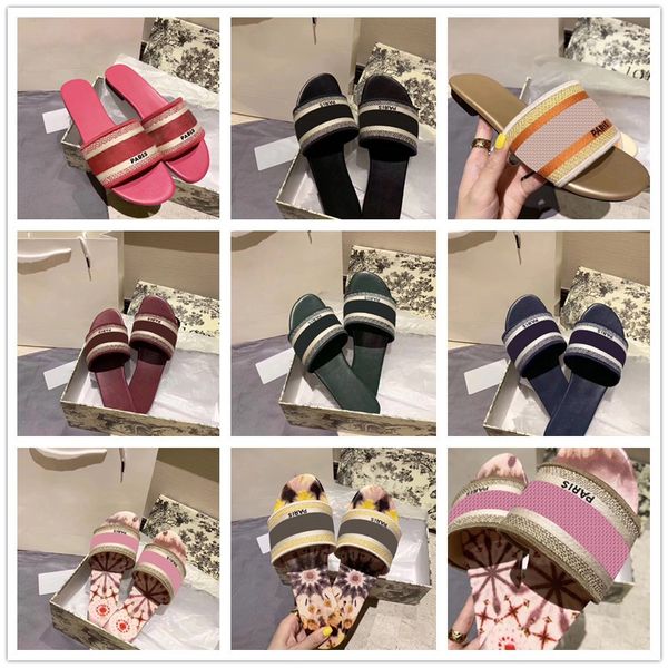 with box paris women luxurys brand designers sandals slippers fashion summer girls beach womens sandal slides flip flops loafers embroidered, Black
with box paris women luxurys brand designers sandals slippers fashion summer girls beach womens sandal slides flip flops loafers embroidered, Black