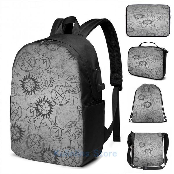 backpack funny graphic print supernatural grey usb charge men school bags women bag travel laptop
backpack funny graphic print supernatural grey usb charge men school bags women bag travel laptop