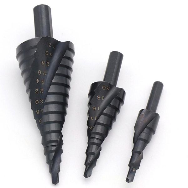 ci1pcs hss 4241 triangle shank 4-12/20/32mm nitride coated cutter drills spiral groove drill bit step cone professional bits
ci1pcs hss 4241 triangle shank 4-12/20/32mm nitride coated cutter drills spiral groove drill bit step cone professional bits