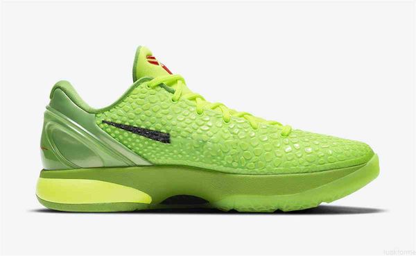 authentic christmas 6 protro grinch mamba green apple/volt-crimson-black man athletic shoes sports sneakers with original box, White;red
authentic christmas 6 protro grinch mamba green apple/volt-crimson-black man athletic shoes sports sneakers with original box, White;red