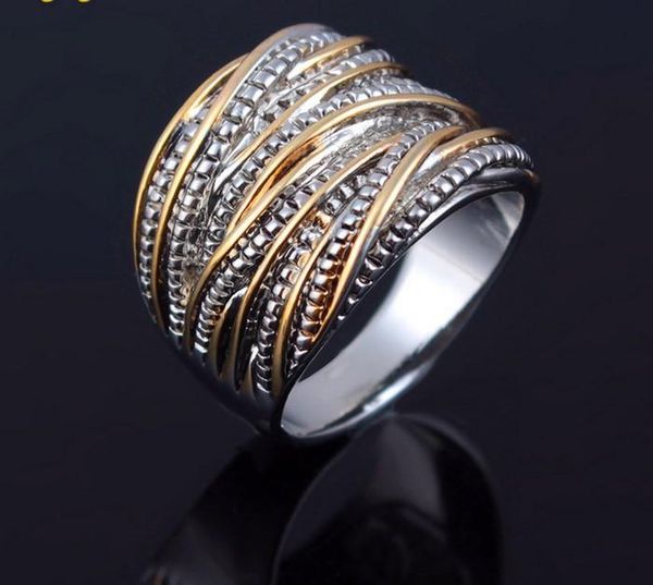 wedding rings punk 2-tone stainless steel ring wide band men/women's fashion jewelry classic temperament size 8-10, Slivery;golden
wedding rings punk 2-tone stainless steel ring wide band men/women's fashion jewelry classic temperament size 8-10, Slivery;golden