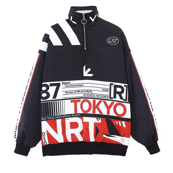 hoodies quilted sweater spring and winter coat foreign trade tide motorcycle clothing warm jacket rock ladies harajuku, Black
hoodies quilted sweater spring and winter coat foreign trade tide motorcycle clothing warm jacket rock ladies harajuku, Black