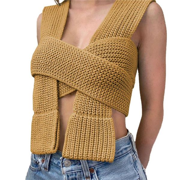 women's tanks & camis womens knitted crop ladies criss cross halter tank y2k sleeveless backless hollow out vest shirt, White
women's tanks & camis womens knitted crop ladies criss cross halter tank y2k sleeveless backless hollow out vest shirt, White