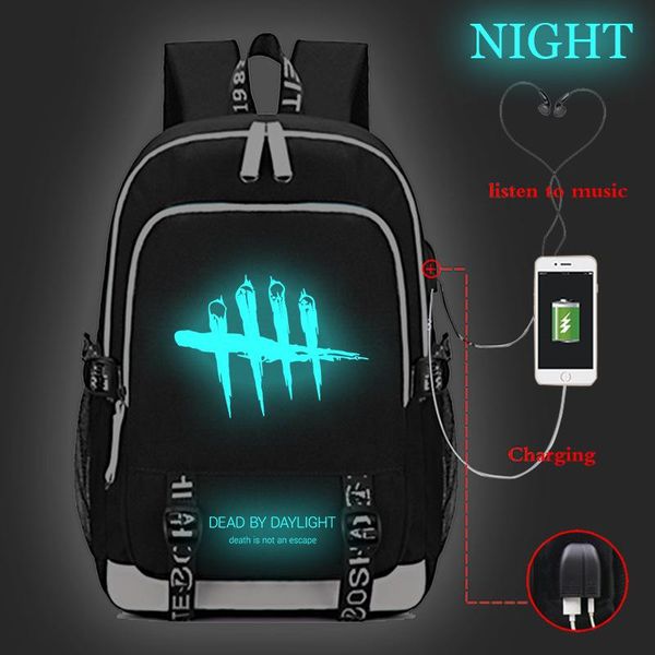 backpack game dead by daylight luminous backpacks teens bookbags usb charging knapsack mochila boy girls students laptop
backpack game dead by daylight luminous backpacks teens bookbags usb charging knapsack mochila boy girls students laptop