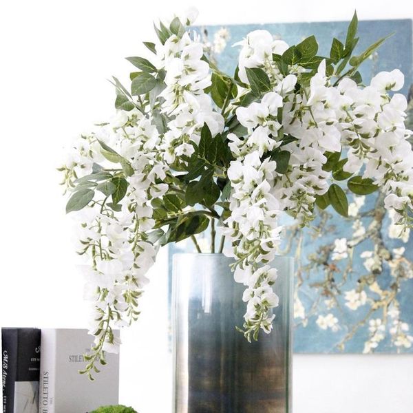decorative flowers & wreaths 1pc artificial wisteria violet flower branches pea blossom home party decor wedding decoration fake
decorative flowers & wreaths 1pc artificial wisteria violet flower branches pea blossom home party decor wedding decoration fake