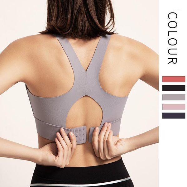 yoga outfit european and american high strength traceless sports bra shockproof gathered running fitness women's back underwear 
yoga outfit european and american high strength traceless sports bra shockproof gathered running fitness women's back underwear