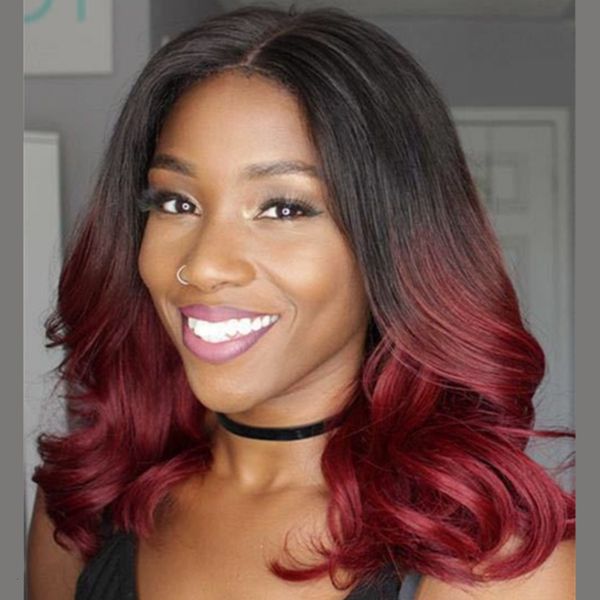 wig popular european and american 1bt wine red gradient long curly hair big wave chemical fiber headgear, Black
wig popular european and american 1bt wine red gradient long curly hair big wave chemical fiber headgear, Black