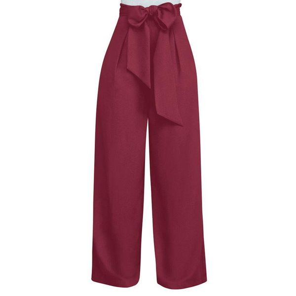 women's pants & capris women bow tie casual elegant office long trousers wide legs, Black;white
women's pants & capris women bow tie casual elegant office long trousers wide legs, Black;white