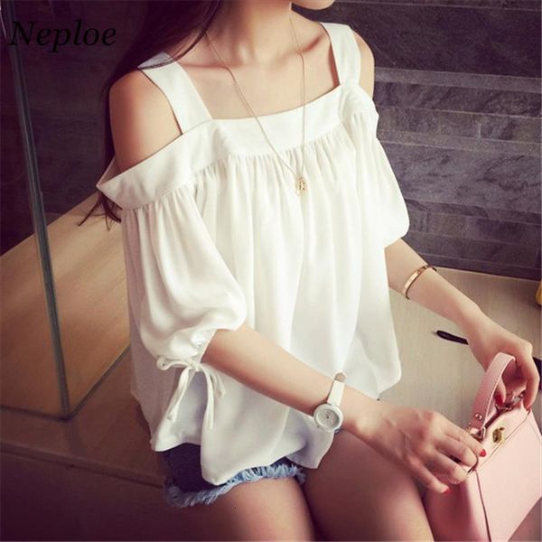 slash neck off shoulder womens shirt spring summer short sleeve fashion female chiffon blusas 67144, White
slash neck off shoulder womens shirt spring summer short sleeve fashion female chiffon blusas 67144, White