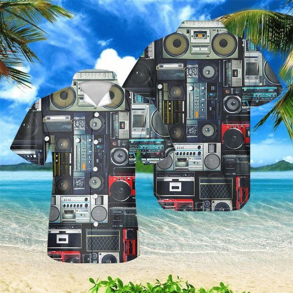 men's casual shirts vintage cuban guayabera short sleeve 3d boombox brand design hawaii beach blouse for party ropa de hombre 2022, White;black
men's casual shirts vintage cuban guayabera short sleeve 3d boombox brand design hawaii beach blouse for party ropa de hombre 2022, White;black
