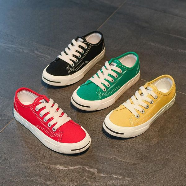 children's canvas shoes boys and girls lace up all-match white candy color casual baby sports athletic & outdoor, Black
children's canvas shoes boys and girls lace up all-match white candy color casual baby sports athletic & outdoor, Black