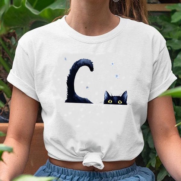 graphic cat watercolor pet women t shirts cute fashion girl 90s trend spring summer print female lady clothes tees, White
graphic cat watercolor pet women t shirts cute fashion girl 90s trend spring summer print female lady clothes tees, White
