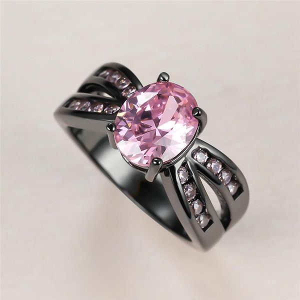 trendy female pink crystal stone ring charm 14kt black gold wedding rings for women cute bride oval zircon engagement, Slivery;golden
trendy female pink crystal stone ring charm 14kt black gold wedding rings for women cute bride oval zircon engagement, Slivery;golden