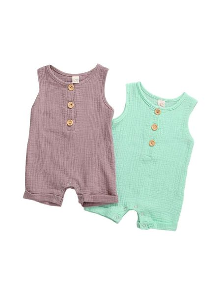 jumpsuits summer infant sleeveless jumpsuit, baby girls boys simple solid color round collar romper clothing for travel vacation, Blue
jumpsuits summer infant sleeveless jumpsuit, baby girls boys simple solid color round collar romper clothing for travel vacation, Blue