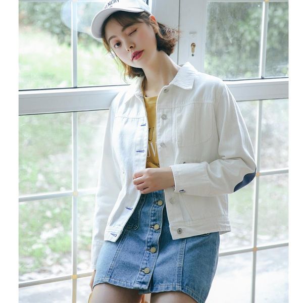 women's jackets cowboy jacket spring and autumn women loose retro thin white short style denim coat fit casual, Black;brown
women's jackets cowboy jacket spring and autumn women loose retro thin white short style denim coat fit casual, Black;brown