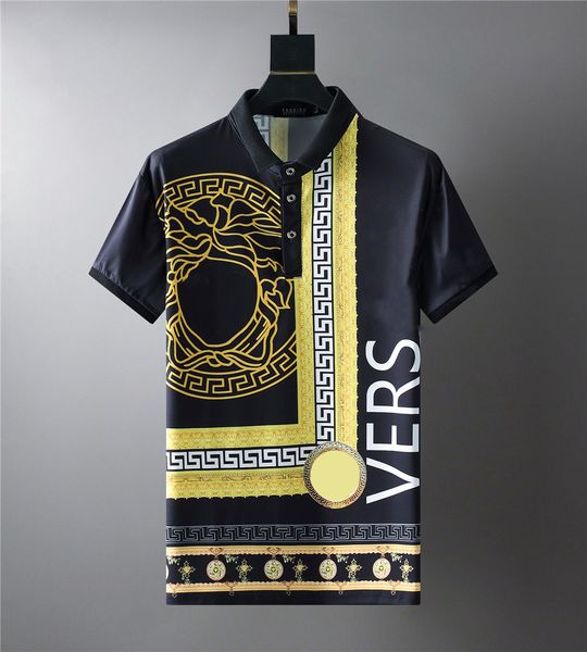 men's short sleeve t-shirt cotton summer lapel polo shirt casual street chinese print size m-3xl#06, White;black
men's short sleeve t-shirt cotton summer lapel polo shirt casual street chinese print size m-3xl#06, White;black