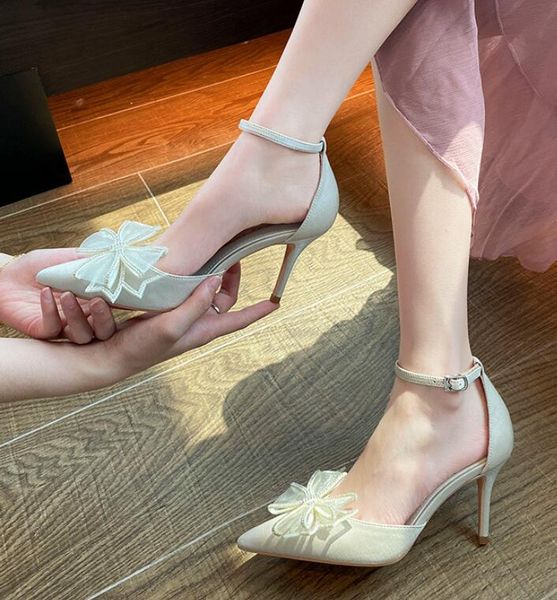 2021 summer trendy pointed toe sandals ladies one-word buckle strap rhinestone bow high heels, Black
2021 summer trendy pointed toe sandals ladies one-word buckle strap rhinestone bow high heels, Black