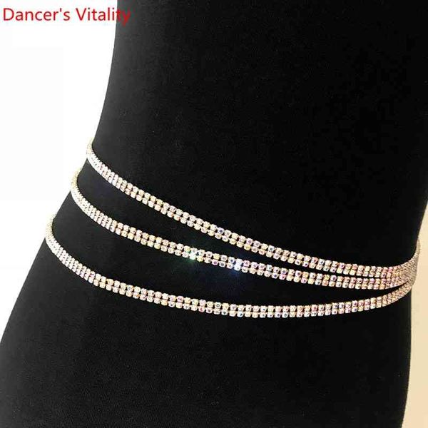 women girls 2 layer diamond hip scarf waist belly dance belt metal chain jewelry party dangle, Silver
women girls 2 layer diamond hip scarf waist belly dance belt metal chain jewelry party dangle, Silver