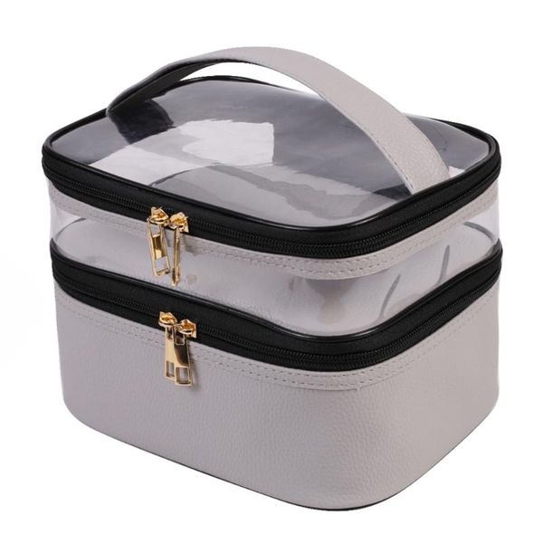 eyebrow tools & stencils double layer transparent pvc cosmetic bag travel toilet portable multifunction set makeup organizer
eyebrow tools & stencils double layer transparent pvc cosmetic bag travel toilet portable multifunction set makeup organizer