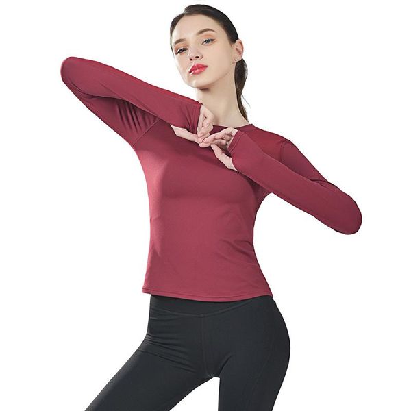 yoga outfits seamless shirts for women quick-drying long sleeve crop fitted gym workout running clothes sportswear, White;red
yoga outfits seamless shirts for women quick-drying long sleeve crop fitted gym workout running clothes sportswear, White;red