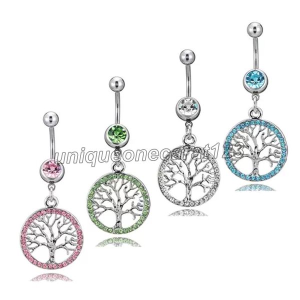 europe and the united states tree of life bell button rings sell like cakes new style set drill navel ring medical steel body piercing, Silver
europe and the united states tree of life bell button rings sell like cakes new style set drill navel ring medical steel body piercing, Silver