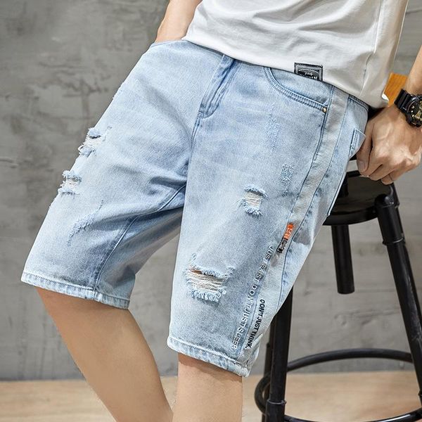 #1471 summer 2021 ripped denim shorts mens with belt loose big size men jeans holes casual straight plus 42 men's, White;black
#1471 summer 2021 ripped denim shorts mens with belt loose big size men jeans holes casual straight plus 42 men's, White;black