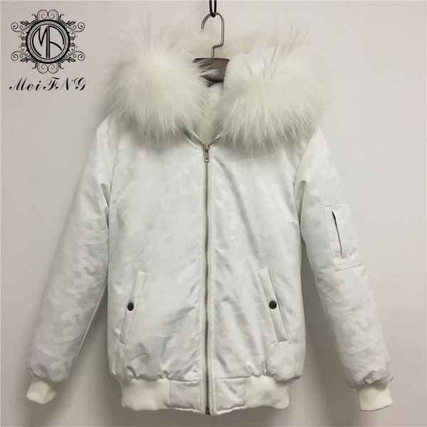 men's jackets camouflage white jacket baseball uniform real raccoon big collar smooth hem rubber band shrink mr&mrs plus size, Black;brown
men's jackets camouflage white jacket baseball uniform real raccoon big collar smooth hem rubber band shrink mr&mrs plus size, Black;brown